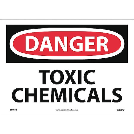 Danger Toxic Chemicals Sign, D319PB