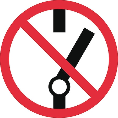 Graphic Do Not Throw Switch Iso Label, Pk5