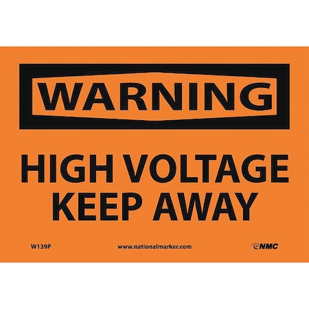 High Voltage Keep Away Sign