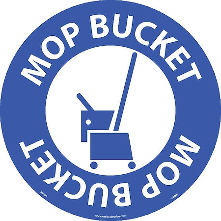 Mop Bucket Walk On Sign, WFS61