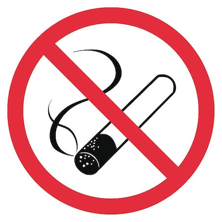 No Smoking Iso Label, Pk10