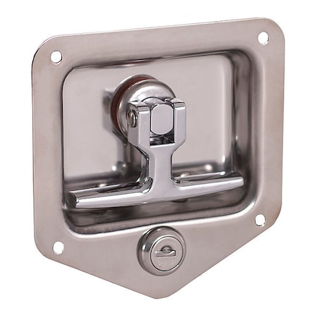 T-Handle Latch, Triple Point, Stainless