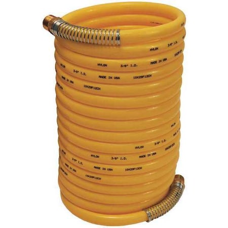 Self Storing Hose,3/8MNPT,3/8ID,25ft.