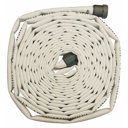 Poly Fire Hose,AL,NST 1-1/2,100ft,500lb