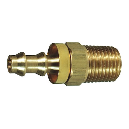 MNPT,1/4xPushon Hose,Barb,1/2