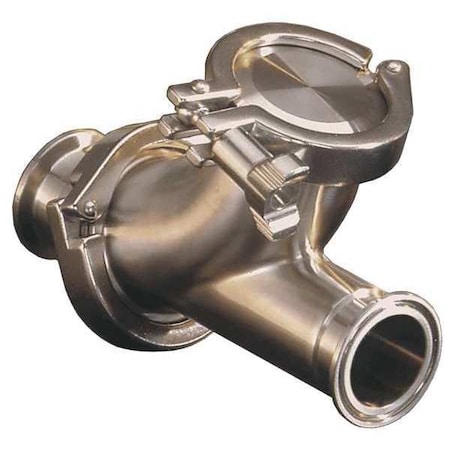2-1/2 Stainless Steel Y-Ball Check Valve