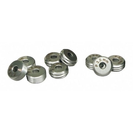 Metric Roller Set,RH Thread,2,PK3, 3 PK