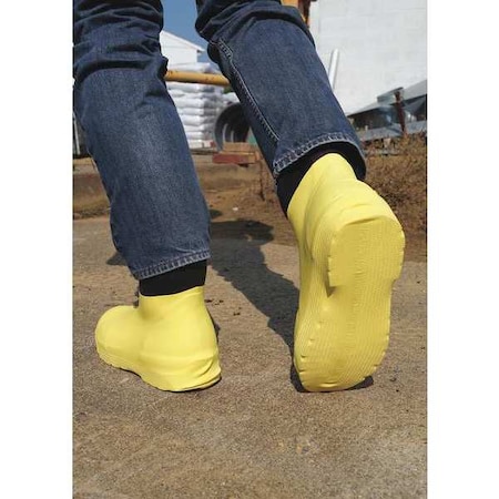 Yellow Rubber Boots,Medium,PK10, M Yellow