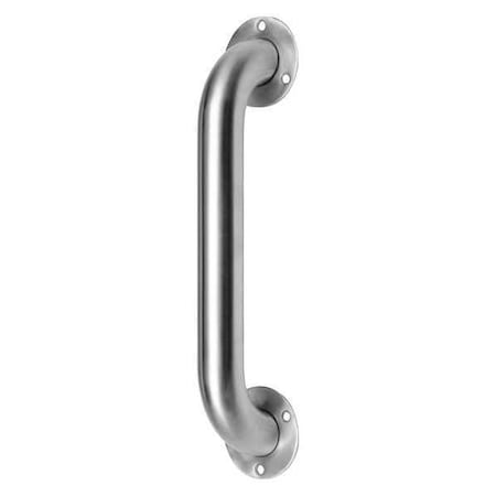 39 L, Concealed, 304 Stainless Steel, Stainless Steel Grab Bar,1-1/4x42,Flange, Satin