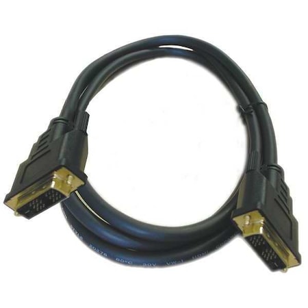 DVI Male To DVI Male,Black,2 M Long