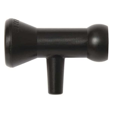 Side Flow Nozzle, Black, 1/4, PK20