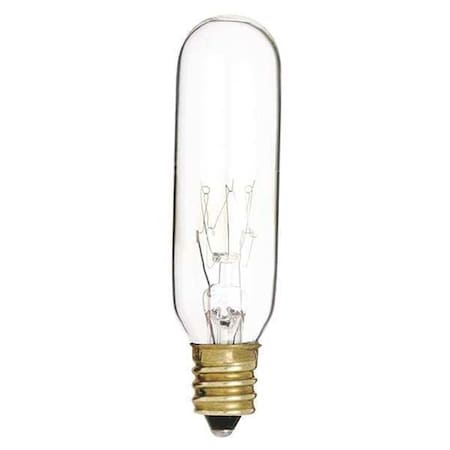 Incandescent, 25W, T10, 120V, PK6