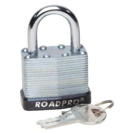 Laminated Steel Padlock,w/Bumper,40mm