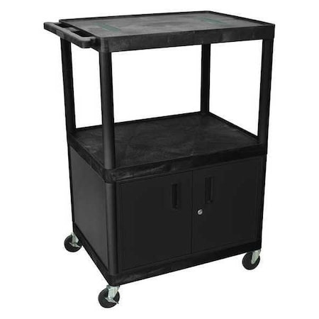 Endura,(3) Shelf Cart,w/Cabinet