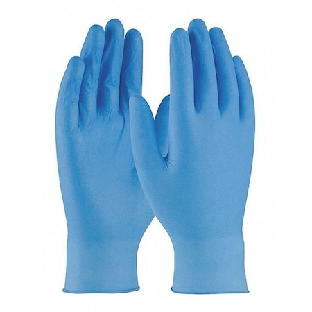 Disposable Gloves, Blue, XL, 100 PK