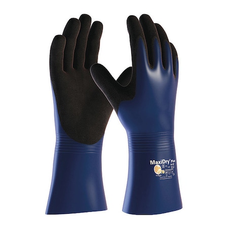 12 Chemical Resistant Gloves, Nitrile, 2XL, 12PK