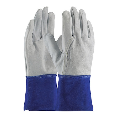 MIG/TIG Welding Gloves, Goatskin Palm, M, 12PK