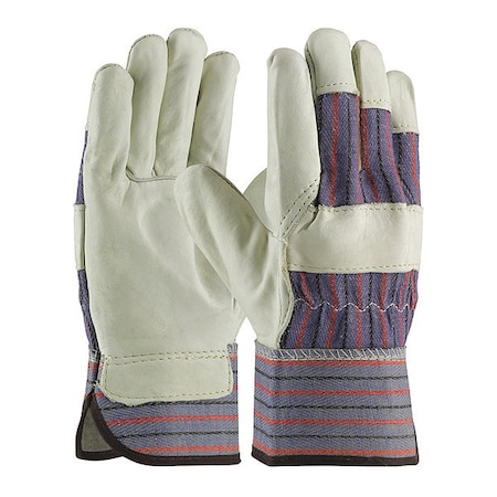 Grain Leather Palm Gloves,L,PK12