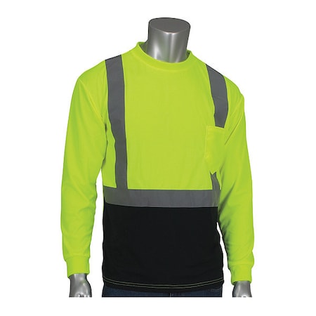 Hi-Visibility Shirt,Long Sleeve,Lime,S