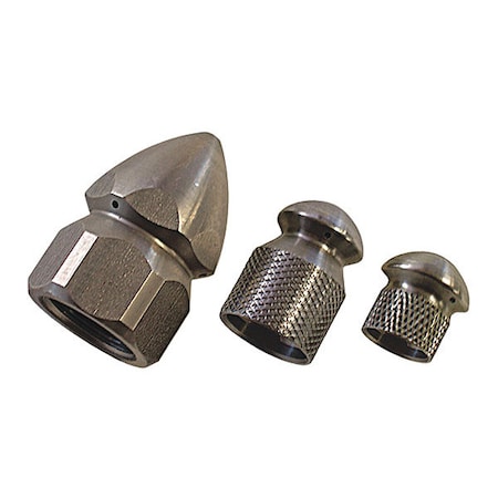 SS Sewer Nozzle,3 Hole