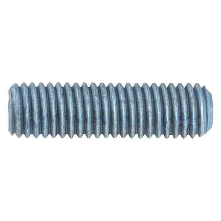 Socket Set Screw,Plain Cup,M8-1-1/4x25