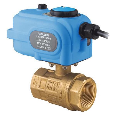 Electronic Ball Valve, 1 Pipe, 120VAC, Body Style: 2-Way