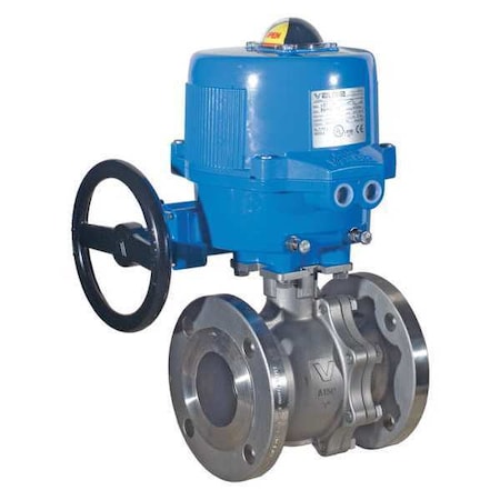 Electric Actuated, SS Flanged, Ball Valve, Pipe Size: 1-1/2