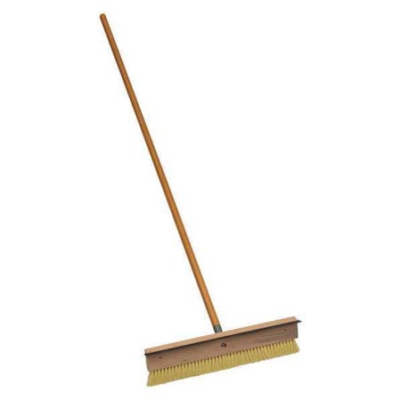 Coating Brush,18 In L,with Squeegee, 60 In L Handle, 18 In L Brush, Wood
