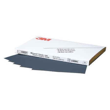 Abrasive Sheet,5-1/2x9,1000Grit,PK250