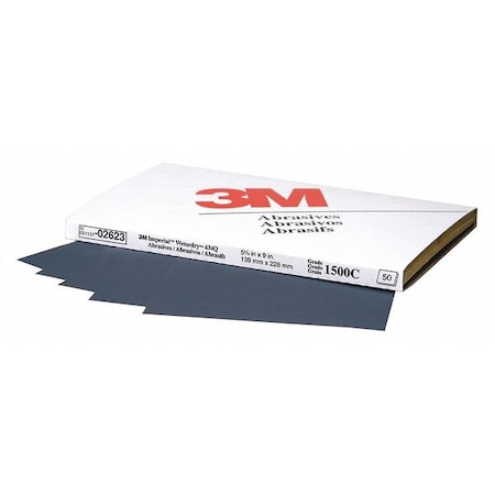 Abrasive Sheet,5-1/2x9,1500Grit,PK250