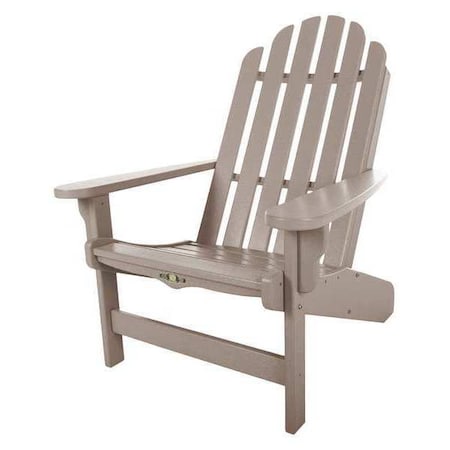 Essentials Adirondack Chair, Weatherwood