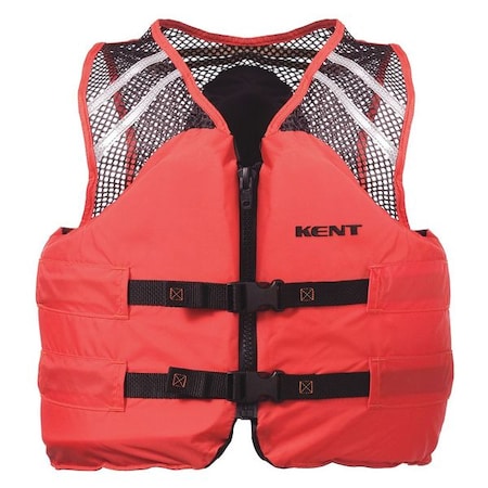 Mesh Classic Vest,Orange,M