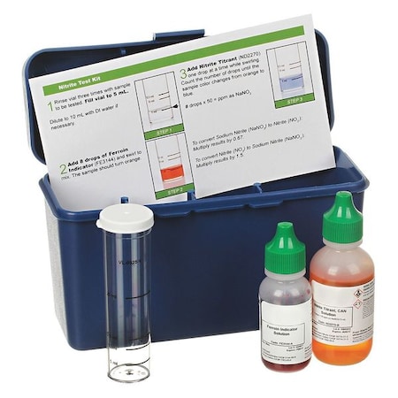 Nitrite Test Kit,1 Drop -50 Ppm As NaNO2