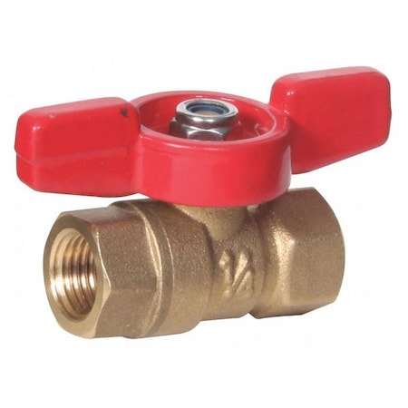 1/4 FPT X FPT Mini Brass Ball Valve