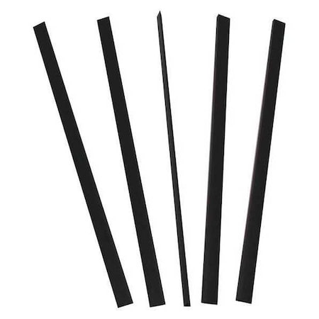 11 X 1/8 Binding Bars, Black, PK100