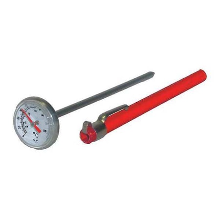 Bimetal,1Dial,0-220deg.F,5Stem,3.79mm