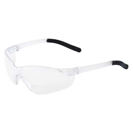 Safety Glasses, Clear Polycarbonate Lens, Anti-Fog, Scratch-Resistant