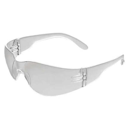 Safety Glasses, Clear Polycarbonate Lens, Anti-Fog, Scratch-Resistant