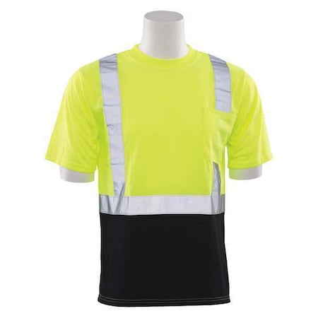 T-Shirt,Class 2,Hi-Viz,Lime/Black,5XL