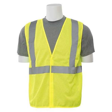 Safety Vest,Economy,Hi-Viz,Lime,L