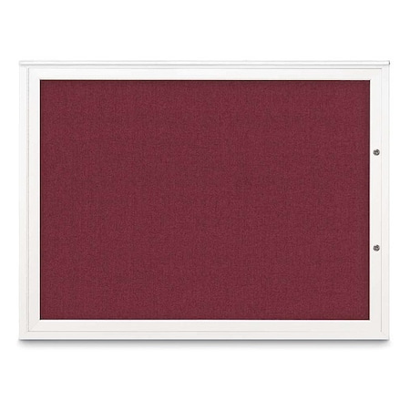 Corkboard,Deep Burgundy/White,48x36