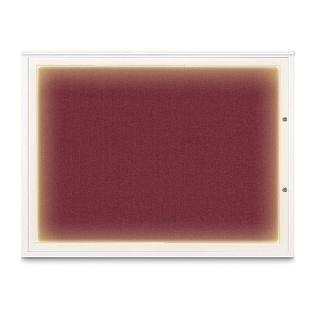 Corkboard,Deep Burgundy/White,48x36