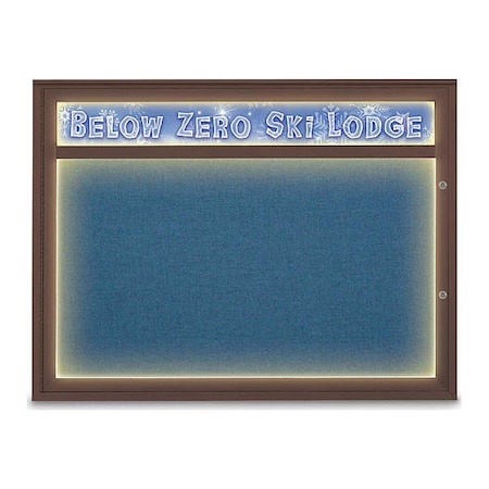 Corkboard,Ultramarine/Bronze,48x36