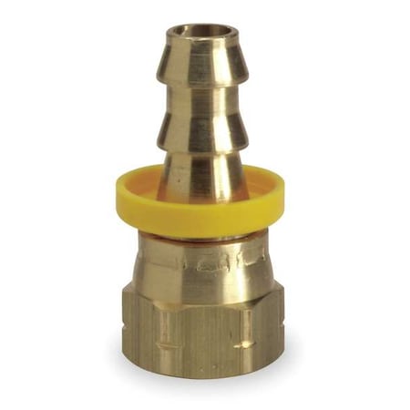 Straight Swivel 1/2 In Hose I.D, 3/4-16 UNF Thread