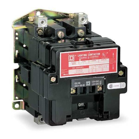 120VAC Electrically Held Lighting Contactor 3P 100A