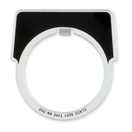 Blank Legend Plate,Square,Silver