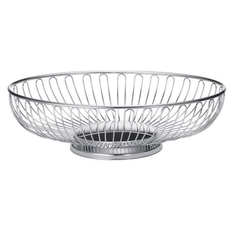 Chalet Basket, Oval, Chrome