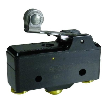 Industrial Snap Action Switch, Lever, Roller Actuator, SPDT, 20A @ 480V AC Contact Rating