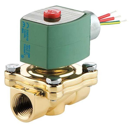24V AC Stainless Steel Solenoid Valve, Normally Closed, 1 In Pipe Size