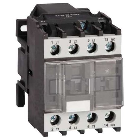 IEC Magnetic Contactor, 3 Poles, 120 V AC, 9 A, Reversing: No